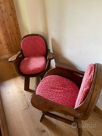 Poltroncine a botte legno