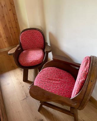 Poltroncine a botte legno