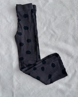 Leggins a zampa primaverile bambina 6/7 anni