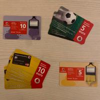 Schede telefoniche ricaricabili Vodafone usate
