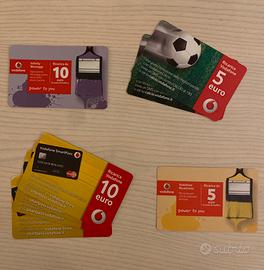 Schede telefoniche ricaricabili Vodafone usate