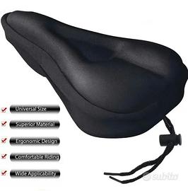 Sella Bici in Gel + Set 6 Adesivi GPS