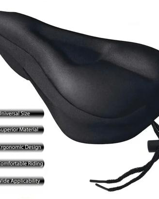 Sella Bici in Gel + Set 6 Adesivi GPS