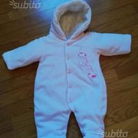 Tutona rosa imbottita per neonato