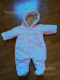 Tutona rosa imbottita per neonato