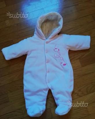 Tutona rosa imbottita per neonato