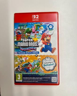 Super Mario Bros Wonder Switch 2 + Bellabel