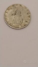 lire 5 italiana 1954 rara