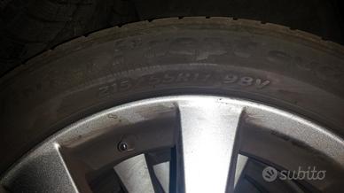 pneumatici invernali con cerchi