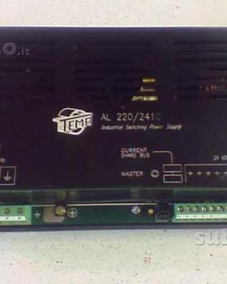 Alimentatore DIN Stabilizzato Switching 24Vcc 10A