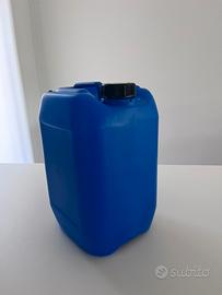 Tanica da 10 litri blu vuota