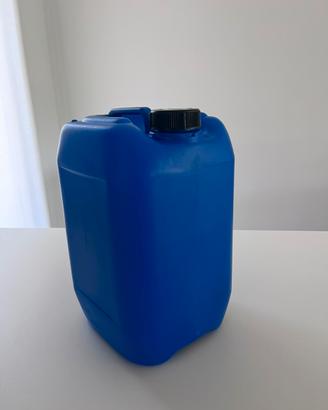 Tanica da 10 litri blu vuota