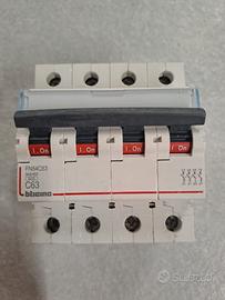 Interruttori magnetotermici 4 moduli e mtd vari a