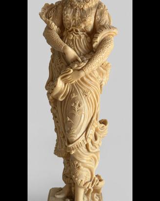 Statuetta Vintage elegante Dama anni 70'
