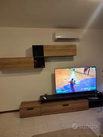 soggiorno parete attrezzata + mobile