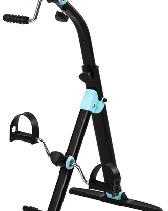 Bicicletta Cyclette esercizio da seduto anziani