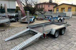 Carrello rimorchio x mini escavatore Ragno ecc