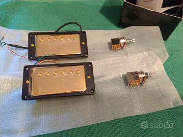 Chitarra tipo doppio humbucker splittabile
