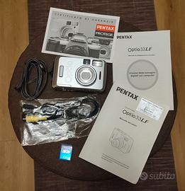 Fotocamera Pentax Optio 33 LF + SD Panasonic 64MB
