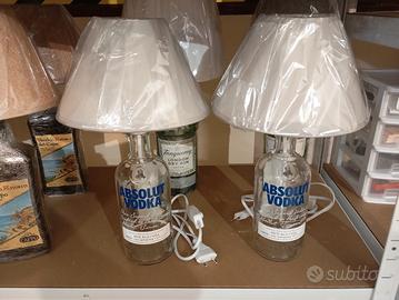 Lampade bottiglie artigianali 