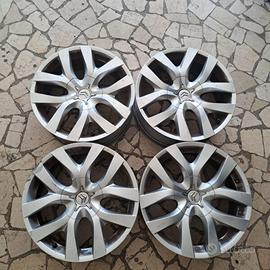 4 - CERCHI IN LEGA CITROEN 7X18 4X108 ET26 CB 65,1