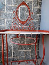 toilette vintage ferro battuto 