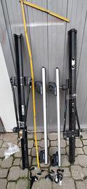 Portabiciclette per tettuccio auto. 2 Bici