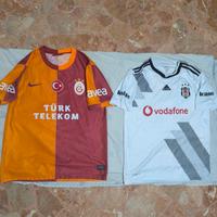 set maglia Galatasaray e Besiktas vintage 