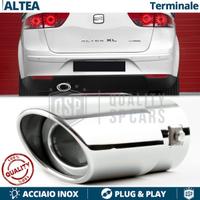 TERMINALE Scarico OVALE per SEAT ALTEA XL Cromato