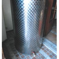 Contenitore acciaio Inox, Litri 1000.