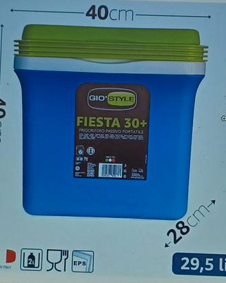 FRIGORIFERO PASSIVO PORTATILE FIESTA 30+ 29,5 LT.