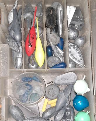 Piombi per  surfcasting e fiume 