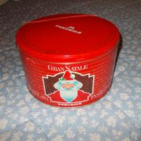 Scatola latta Panettone Perugina con cordino 1983