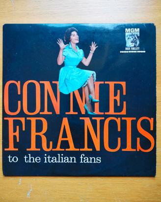 Connie Francis - To The Italian Fans LP 1a ediz 59