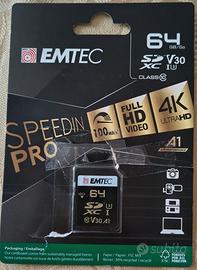 Scheda di memoria SD Emtec 64GB