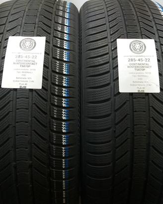2 GOMME 285 45 22 CONTINENTAL A70135