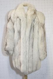 Saga Fox Giacca 3/4 in volpe bianca