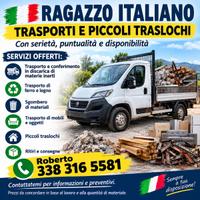 Eseguo trasporti e piccoli sgomberi