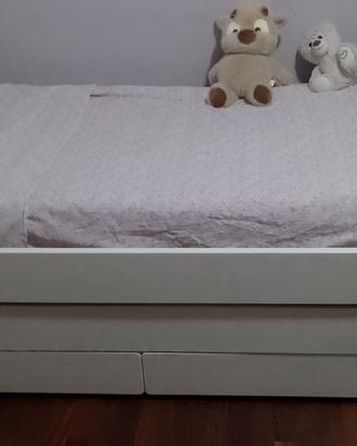 letto singolo con secondo letto