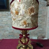 lampada in ottone Zonca Voghera vintage 