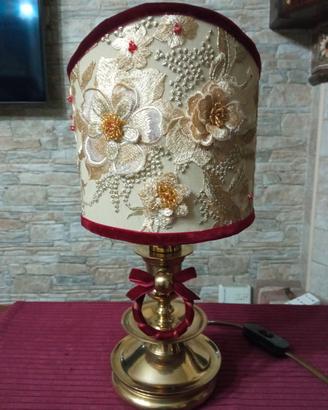 lampada in ottone Zonca Voghera vintage 