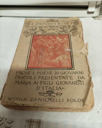 Raccolta di poesie di Giovanni pascoli del 1924