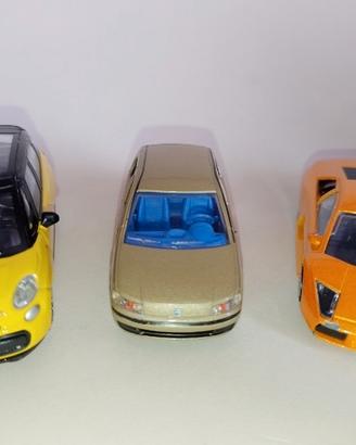 Lotto 3 Auto Fiat Punto + 500 L + Murcielago 1/43