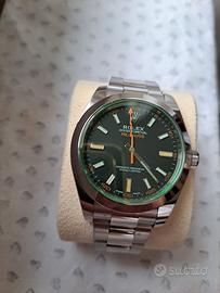 Rolex Milgauss 116400 vetro verde