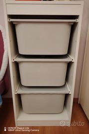 Mobile Trofast Ikea con 3 cestoni