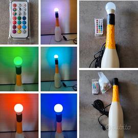 Lampada Multicolore con Telecomando 