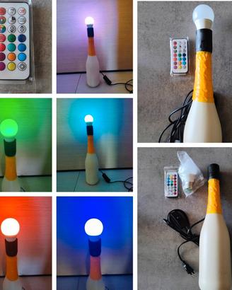 Lampada Multicolore con Telecomando 