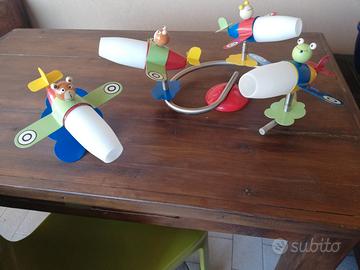 Lampadario + applique per cameretta bambini