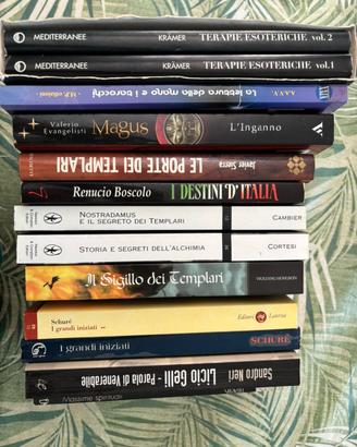 Lotto 13 libri esoterismo, storia, Templari
