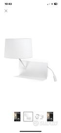 Applique USB con doppia luce da letto